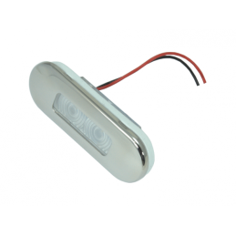 Oval Stainless Steel White...