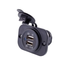 Indbygget oplader 2x USB...