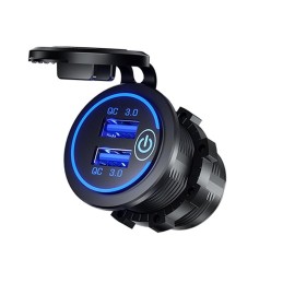 Usb-oplader 2x 3.0 met...