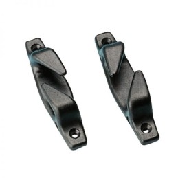 Zwarte PVC kluis links 150 mm