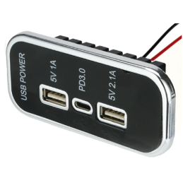 DUAL SOCKET 2X USB/USB...