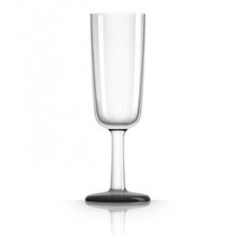 Zwarte champagneglazen Palm...