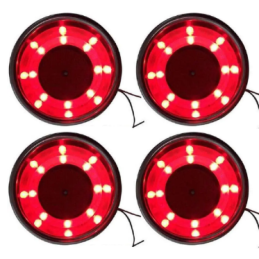 LED-valaistu punainen muki...