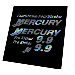 Mercury 9,9 pk glinsterende...