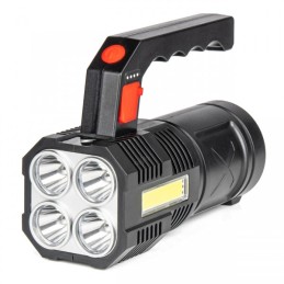 Flashlight 4 LED + COB with...