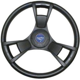 Stuurwiel zwart - 350 mm