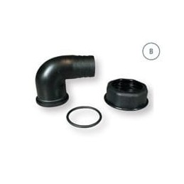 Codo del tanque de PVC a 90...