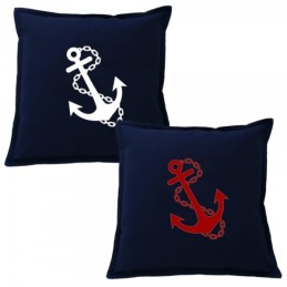 Maritiem kussen 45x45 anker...