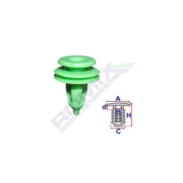Agrafe de garniture - Chrysler
