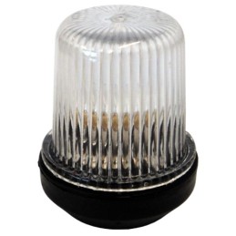 Luz de tope de PVC blanca...