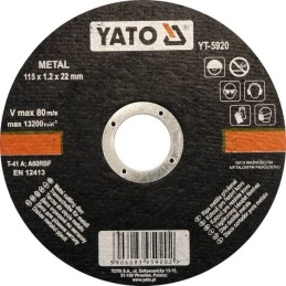 Metal cutting disc...