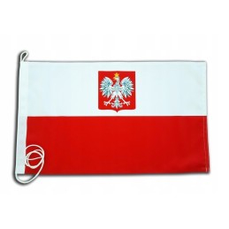 Puolan lippu 30x50 cm...