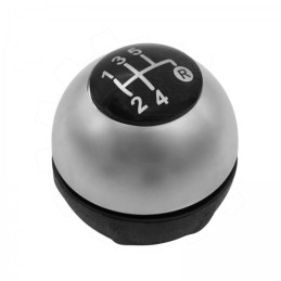 Gear shift knob silver with...