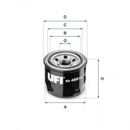 Oliefilter - Hyundai Santa...