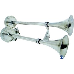 Dobbelt horn 32 cm 12V til...