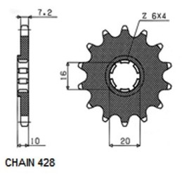 Front Drive Sprocket for...